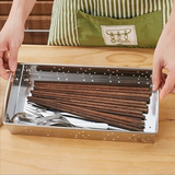 盒筷筒消毒碗柜沥水笼架餐具收纳盒家用厨房置物架合庆不锈钢筷子