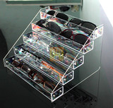 包邮可拆装多层展示架太阳镜陈列架墨镜展架透明亚克力眼镜收纳盒