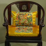 包邮 古宝阁工厂订制中式皇宫太师椅坐垫红木沙发椅子垫天然棕垫