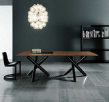 实木办公桌 会议桌 创意洽谈桌 现代简约餐桌咖啡桌酒吧桌椅组合
