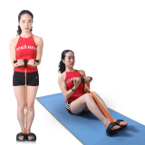 仰卧起坐拉力器女瘦腰收腹机减肚子健身器材家用多功能脚蹬拉力器