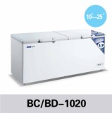 百利冷柜BC/BD-1020)卧式冷藏冷冻柜 商用家用保鲜冰箱 小型冰柜