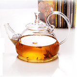 600ML明尚德高级耐热玻璃壶泡茶壶烧水壶精致功夫花茶煮茶器包邮