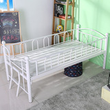 新款儿童床无味环保简易铁艺小床儿童单人床带护栏全护栏小孩床铁