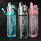 冬天夏季喷雾杯水杯降温水瓶户外运动水壶便携喷水随手杯子水杯