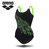 Arena阿瑞娜 女士连体游泳衣 性感连体三角泳装遮肚显瘦泳衣