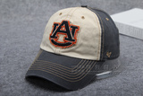 正品47Brand美国奥本大学老虎队NCAA棒球帽子 休闲运动遮阳鸭舌帽