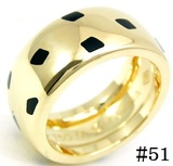 日本二手奢侈品珠宝真品直邮 Cartier卡地亚18K黄金猎豹戒指 51号