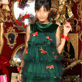绿色小可爱圣诞装圣诞服演出服圣诞服装女圣诞节服装摄影COSPLAY