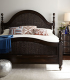 家具定制100%纯实木美式乡村床全实木1.5米床简美复古双人床1.8米