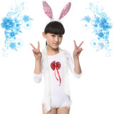 新款六一儿童节小动物舞台表演服男女童圣诞节小白兔舞蹈演出服