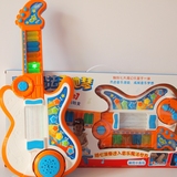 新品高盛魔法吉他琴80077早教益智儿童玩具魔幻2合1电动益智礼物