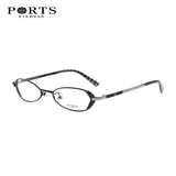 正品PORTS/宝姿眼镜架时尚气质女士全框近视眼镜合金眼镜框PM6208