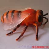 大号蜜蜂昆虫动物仿真模型塑料玩偶儿童玩具 逼真装饰摆设