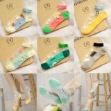 日系原宿卡通生活原创系列玻璃丝女袜创意个性袜子春夏季卡丝袜