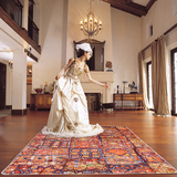 仙吉 地毯卧室客厅满铺沙发茶几毯防滑欧式地毯拼接式复古地毯