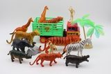 多种袋装车载野生动物模型套装十二生肖婴儿童玩具仿真幼儿园区域