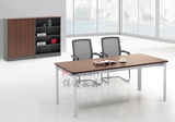 简洁会议桌钢架会议桌四人6人多功能工厂直销板式会议台工作台