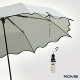 原创文艺雨伞折叠女小清新韩国创意两用三折伞个性复古晴雨伞加固
