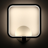 现代简约方形床头壁灯 个性卧室书房过道墙壁灯超薄LED创意灯具