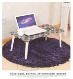 床上用笔记本电脑桌子可折叠宿舍神器造型小书桌子简约70长