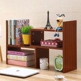 桌上书架桌面置物架墙上置物架墙上书架书柜机顶盒架实木电脑桌上