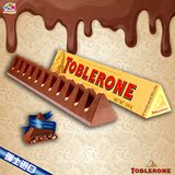 正品瑞士进口Toblerone瑞士三角牛奶巧克力含蜂蜜及巴旦木糖100g