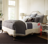 出口外贸欧式实木床双人床 1.8米 美式乡村新古典婚床 法式仿古床