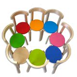 凡木良品实木儿童学习桌椅幼儿园靠背小椅子宜家风格矮板凳非塑料