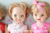 美国 Vintage 1972年出品 8种表情 可爱古董塑胶娃娃 H款 I款