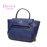 Daphne/达芙妮2015 女包 漆皮绑带单肩斜挎手提包包1015683027