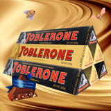 瑞士进口巧克力 Toblerone瑞士三角牛奶/黑巧克力600g(100g*6)