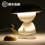 聪明一休空气净化夜灯 创意无线遥控LED智能感应宜家个性礼物台灯