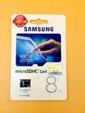 8G samsung memory microSDHC card(三星8G TF 闪存卡)