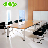 骏跃办公家具会议桌条形桌简约现代钢架开会桌长桌工作台办公室桌