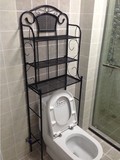 浴室收纳架落地浴缸置物架层架移动卫生间洗漱用品整理架X7Q