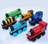 烘焙蛋糕装饰用品 托马斯小火车儿童木质小火车头玩具 托马斯玩具