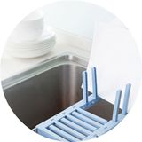 厨房用品加厚塑料可伸缩水槽置物架碗碟架创意多功能沥水杯架挂架
