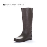 BUTTERFLY TWISTS英国女鞋 高筒平底雨靴 防滑防水雨鞋CARLISLE
