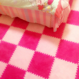 卧室地毯满铺 儿童拼图地垫拼接泡沫垫60批发 毛绒面地板垫子包邮