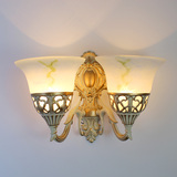欧式led壁灯床头灯具创意仿古北欧美式田园客厅卧室过道宾馆壁灯