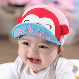 韩版婴儿鸭舌帽春秋1-2岁宝宝帽子春天婴儿帽子男女童棒球帽