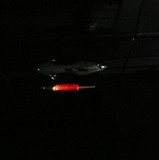 包邮太阳能汽车装饰灯警示灯 改装鲨鱼腮 新款太阳能防追尾警示灯