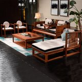 索格新中式红木沙发罗汉床客厅刺猬紫檀新古典贵妃转角沙发家具