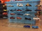 亚克力车模架格子收纳柜 1:43车模展示盒小汽车玩具展示架 定制