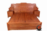 花梨木红木床非洲花梨家具红木百子大床双人1.8米全实木床大床1.5
