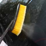 洗车通水刷子 洗车刷 软毛 通水刷 刷头 擦车刷 汽车清洗喷水刷