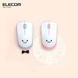 ELECOM 无线鼠标 笔记本台式电脑静音鼠标 省电女生可爱正品游戏