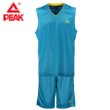 匹克篮球服套装男新款透气排汗V领比赛训练篮球衣印号定制F742331