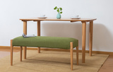 实木尚品实木家具日式凳子北欧现代餐桌凳白橡木长凳换鞋凳矮凳